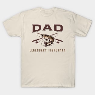 Dad Legendary Fisherman T-Shirt